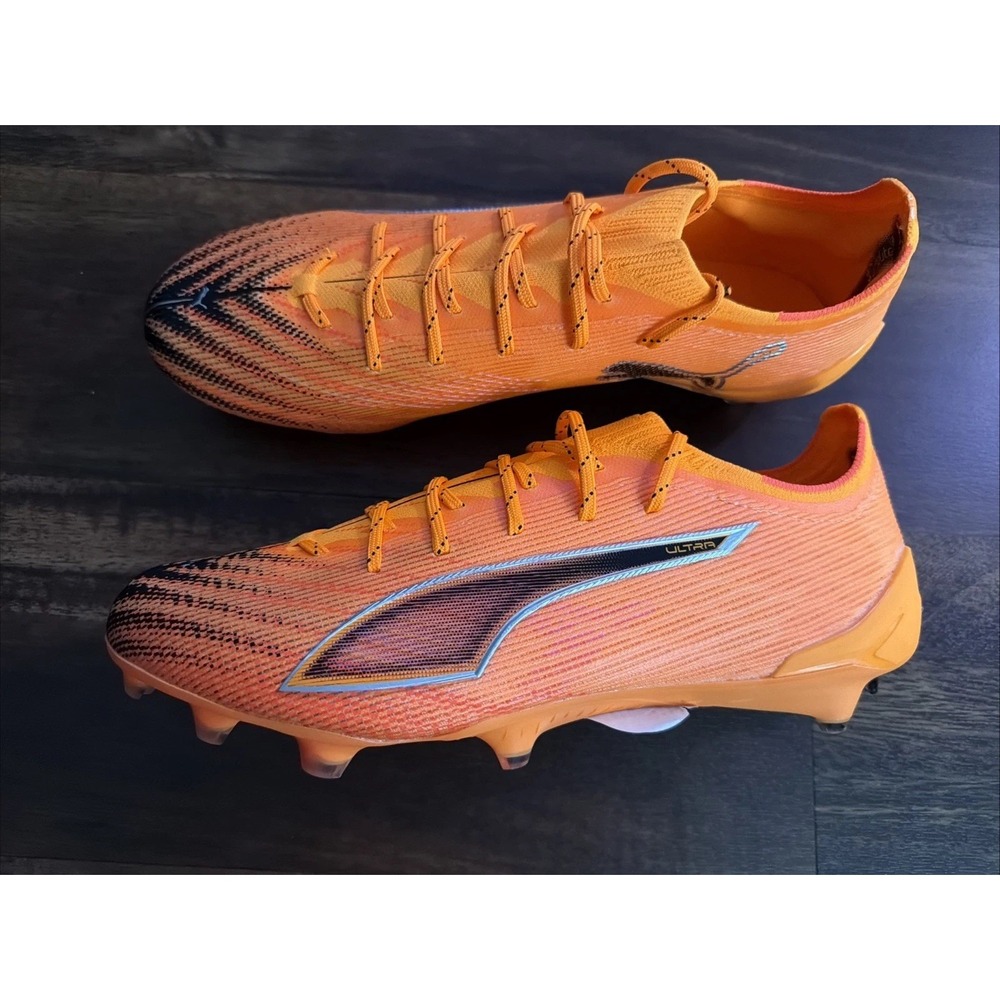New Puma Mens Ultra 6 Ultimate FG Soccer Cleats Size 10 Orange Black 108557-03